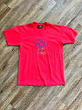 1308 - Red Disney Originals Embroidered Classic Mickey Shirt - M
