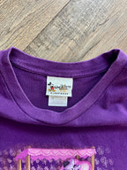 1315 - Purple Cropped Minnie Sweet Dreams Sleep Shirt - L/XL