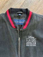 1318 - Black Disney Feature Animation Crew Member Zip Up Jacket - L