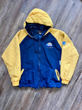 1319 - Blue & Yellow Disneyland Resort Zip Up Windbreaker - L