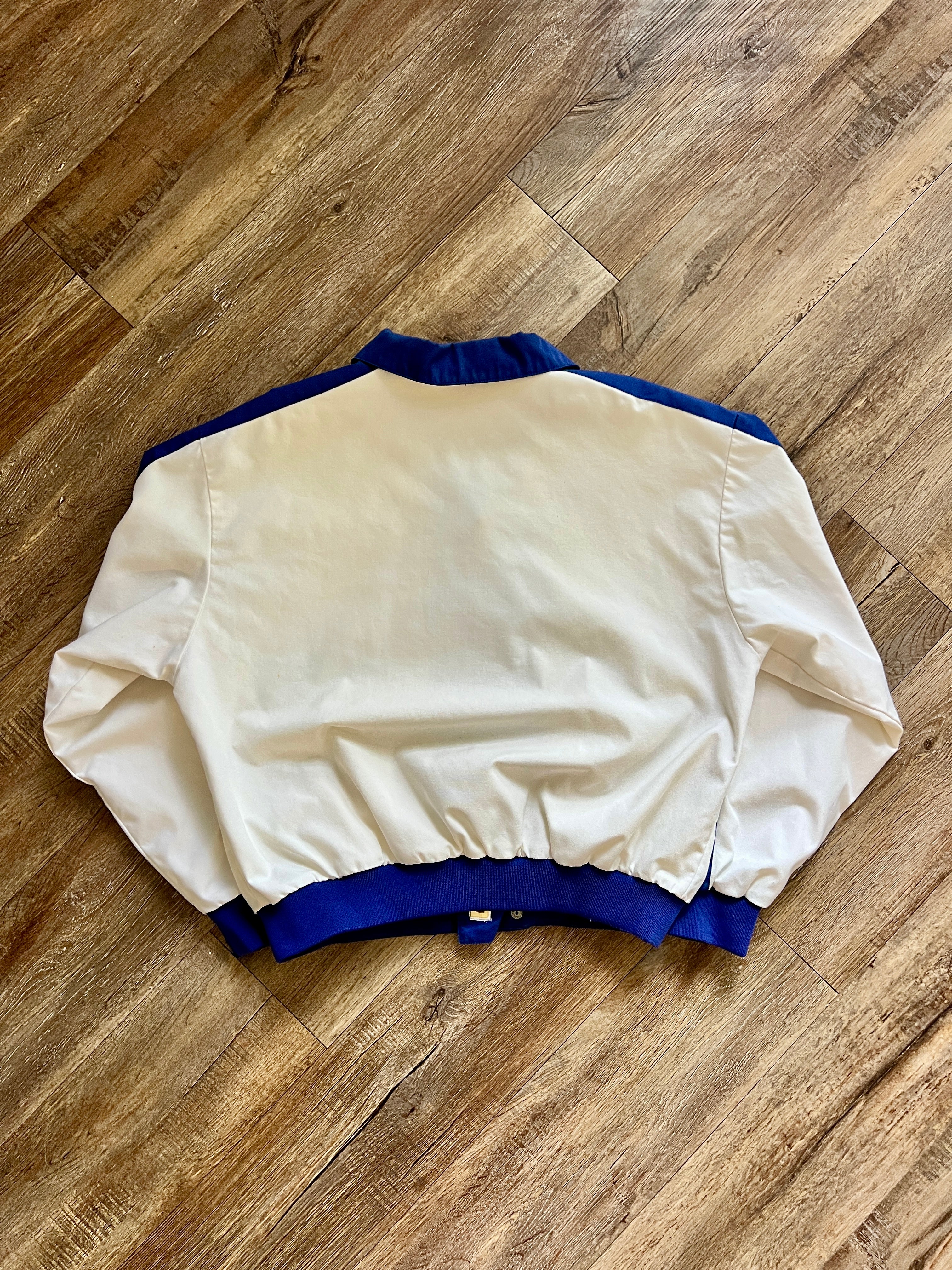 1322 - White & Blue All-Star Resorts Cast Member Jacket - L