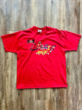 340 -Red Disney Magic Character Letter Shirt - XL