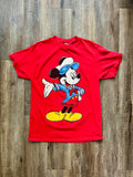 336 -Red Giant Captain Mickey Wave Shirt - XL