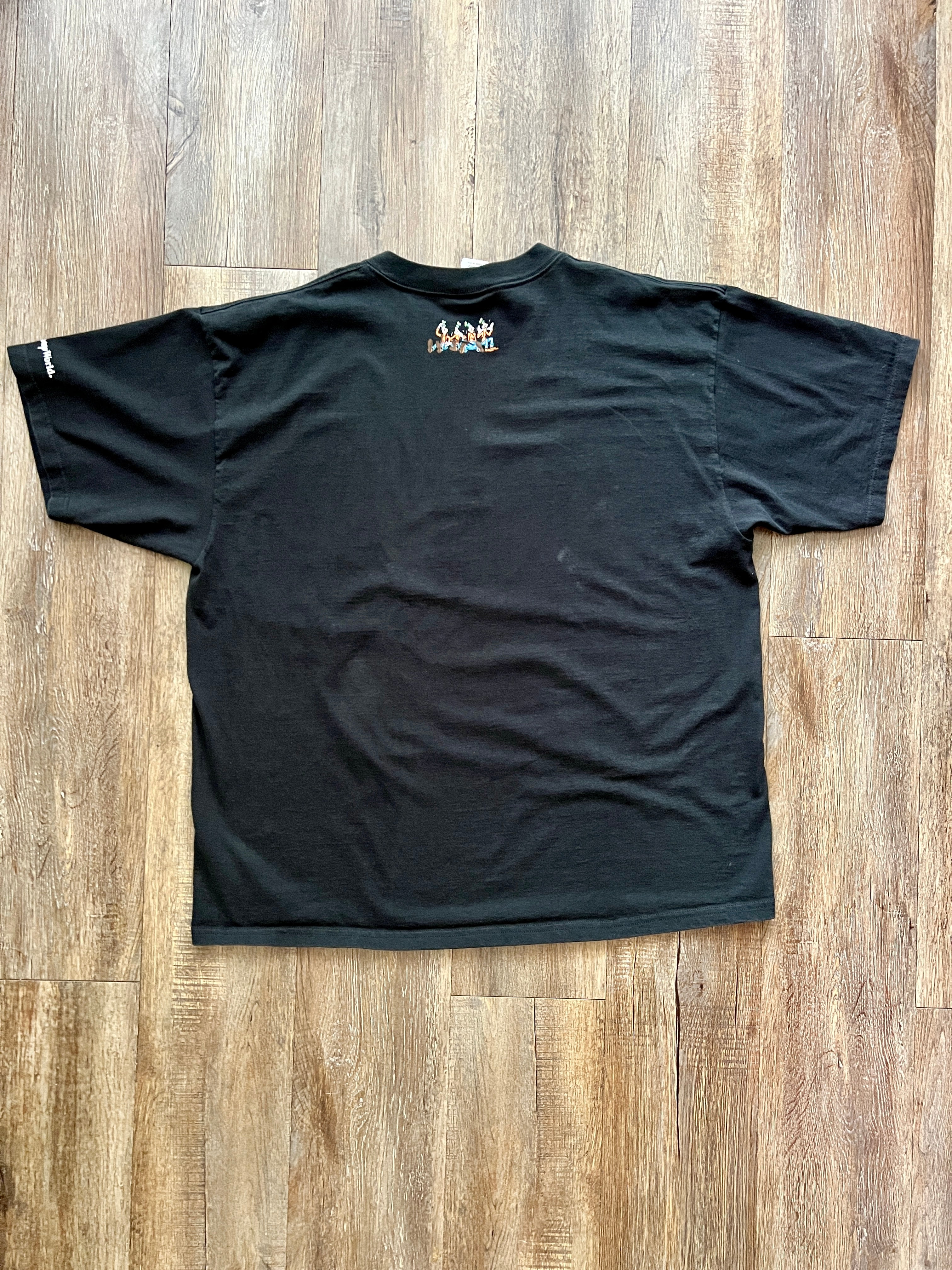 327 -Black Sitting Goofy WDW Shirt - 2X