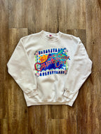 348 - White Castaway Cay Crewneck - L
