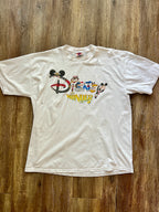 356 -Disney Wonder Character Letter Shirt - XL