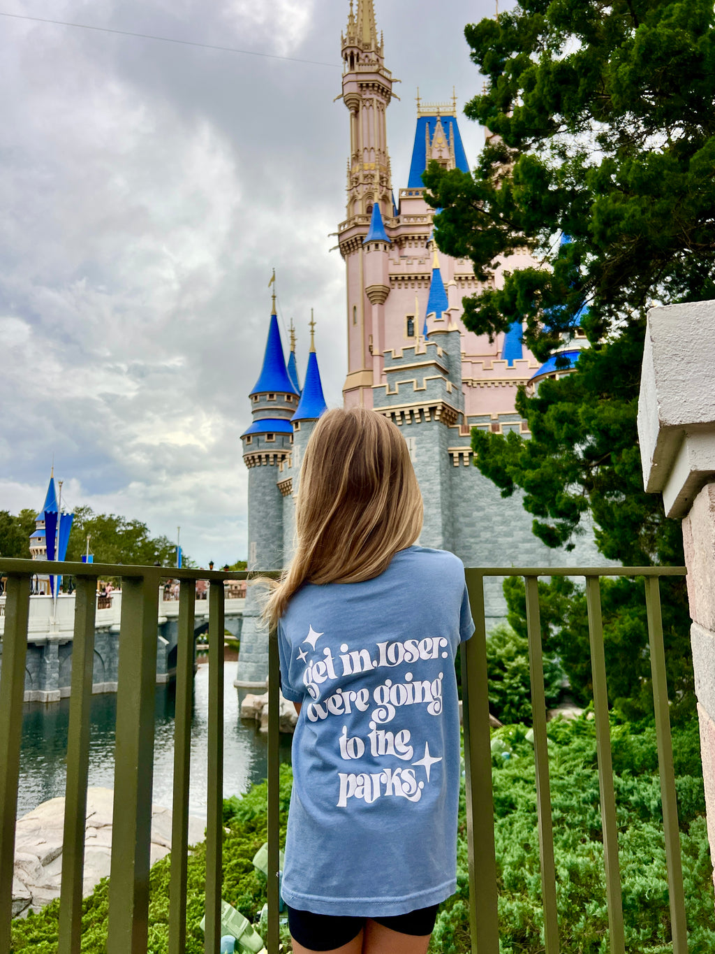 Get In Loser W're Going To The Parks KIDS BLUE JEAN