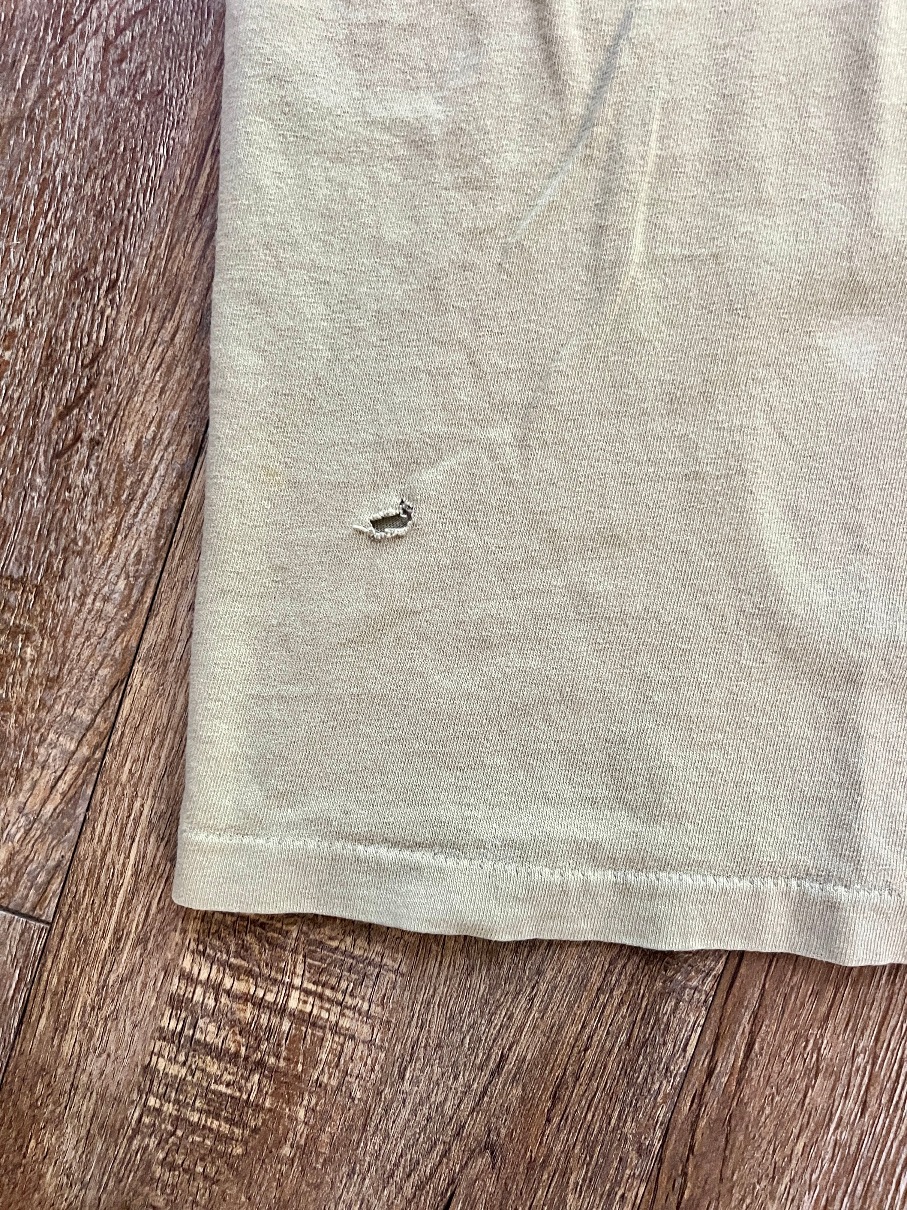 1362 - Tan Anvil American West Saddle Fence Post Shirt - XL