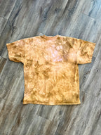1364 - Gold 1999 The Mountain Tie-Dye Running Horses Shirt - XL