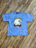 1372 - Blue Tie-Dye Wilderness Lodge Eagle Shirt - OSFA