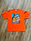 369 -Orange WTP & Friends Halloween Glitter Shirt - L