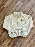 1374 - Beige Embroidered Fort Wilderness Quarter Zip Pullover - 3X