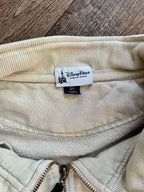 1374 - Beige Embroidered Fort Wilderness Quarter Zip Pullover - 3X