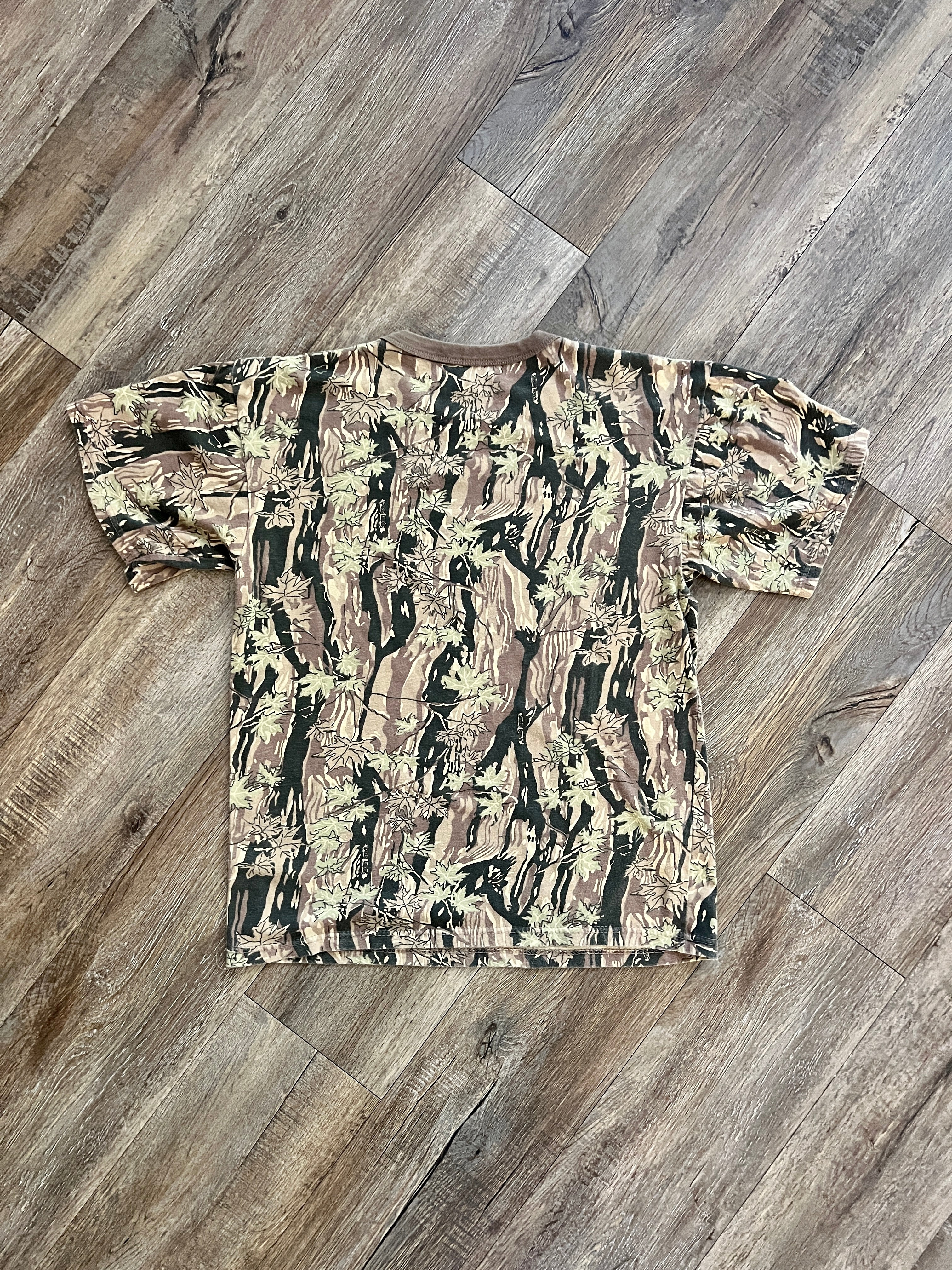 1375 - Rothco Camo Brown Collar Shirt - L