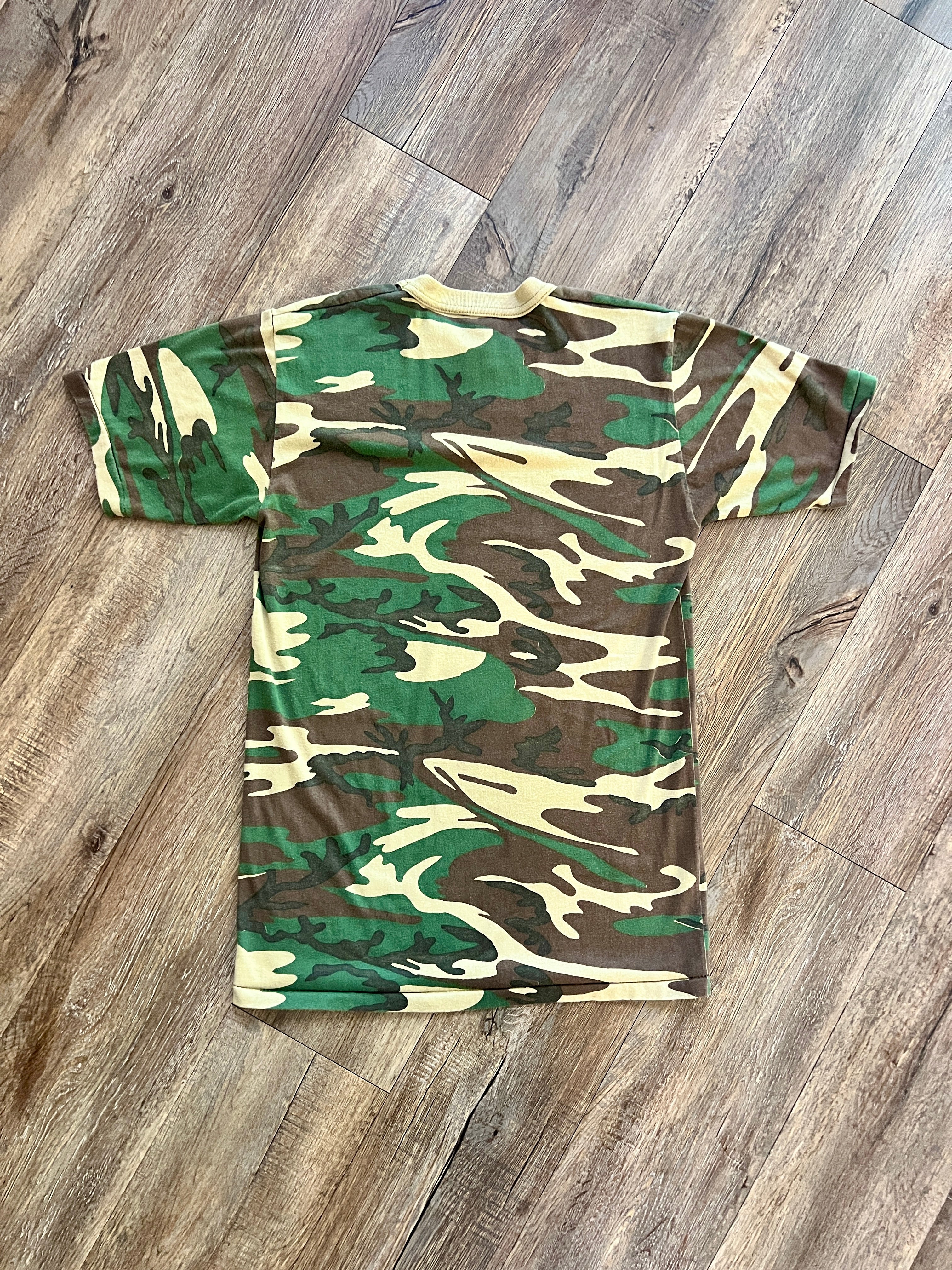 1378 - Green Army Camo Shirt - S