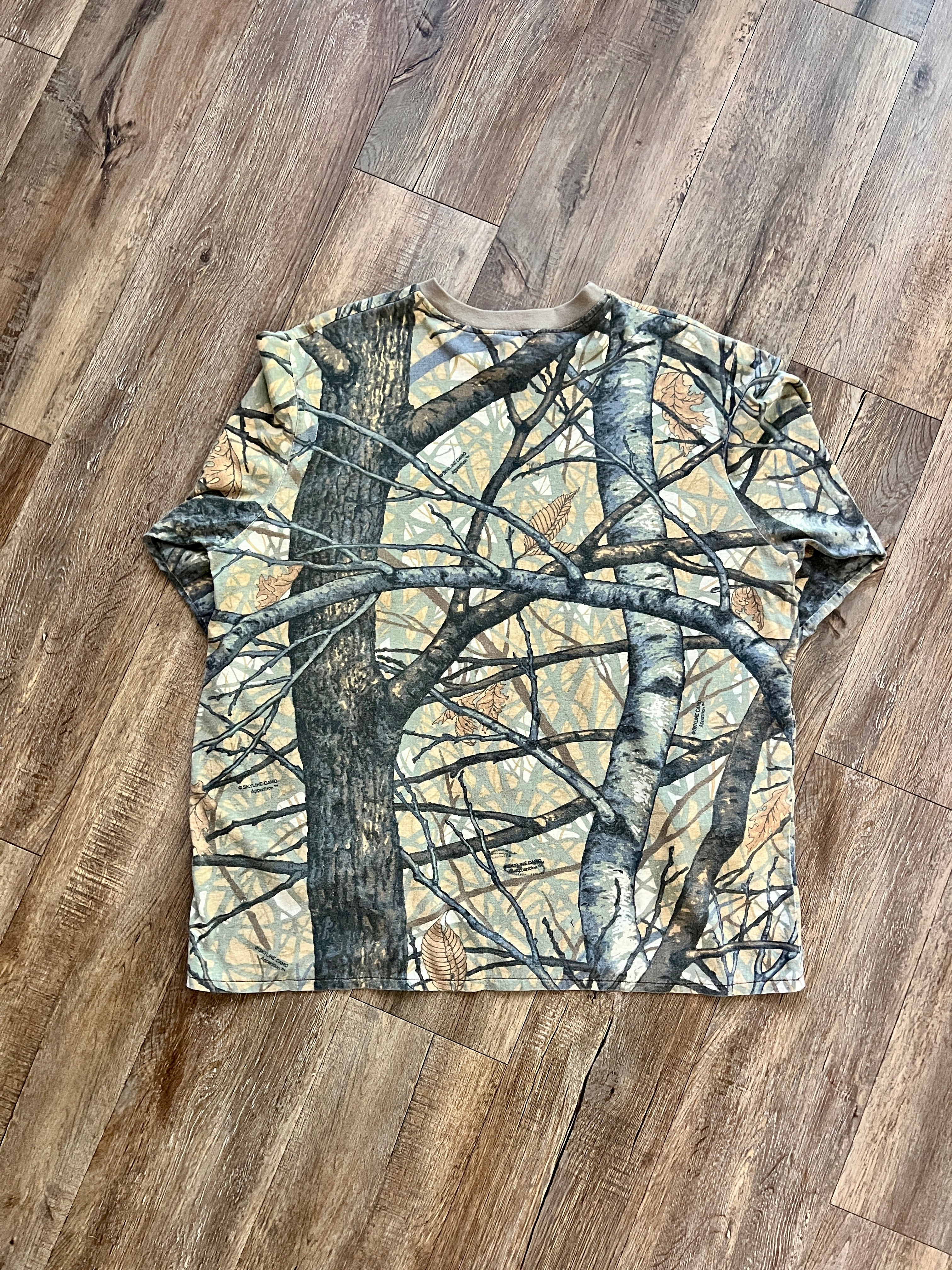 1380 - Clarkfield Outdoors Pocket Camo Long Sleeve - 2X