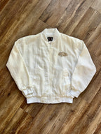 1330 - White Embroidered Universal Studios Florida Bomber - L