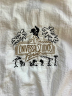 1330 - White Embroidered Universal Studios Florida Bomber - L