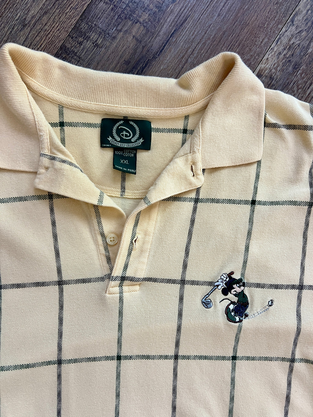 1331 - Butter Embroidered Golf Mickey Polo - 2XL