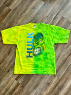 1334 - Lime Tie-Dye HULK Universal Orlando Shirt - XL