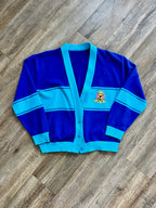 1339 - Blue & Teal The Disney Store Cast Member Sweater No Tag - NT / L