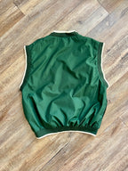 1346 - Green & White Embroidered Mickey Golf Vest - M