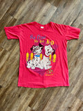 1348 - Red So Fine to Be K9 101 Dalmatians Shirt - 2XL