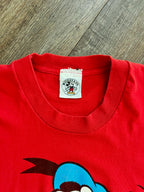 1349 - Red Donald Duck Circle Shirt - NT / OSFA