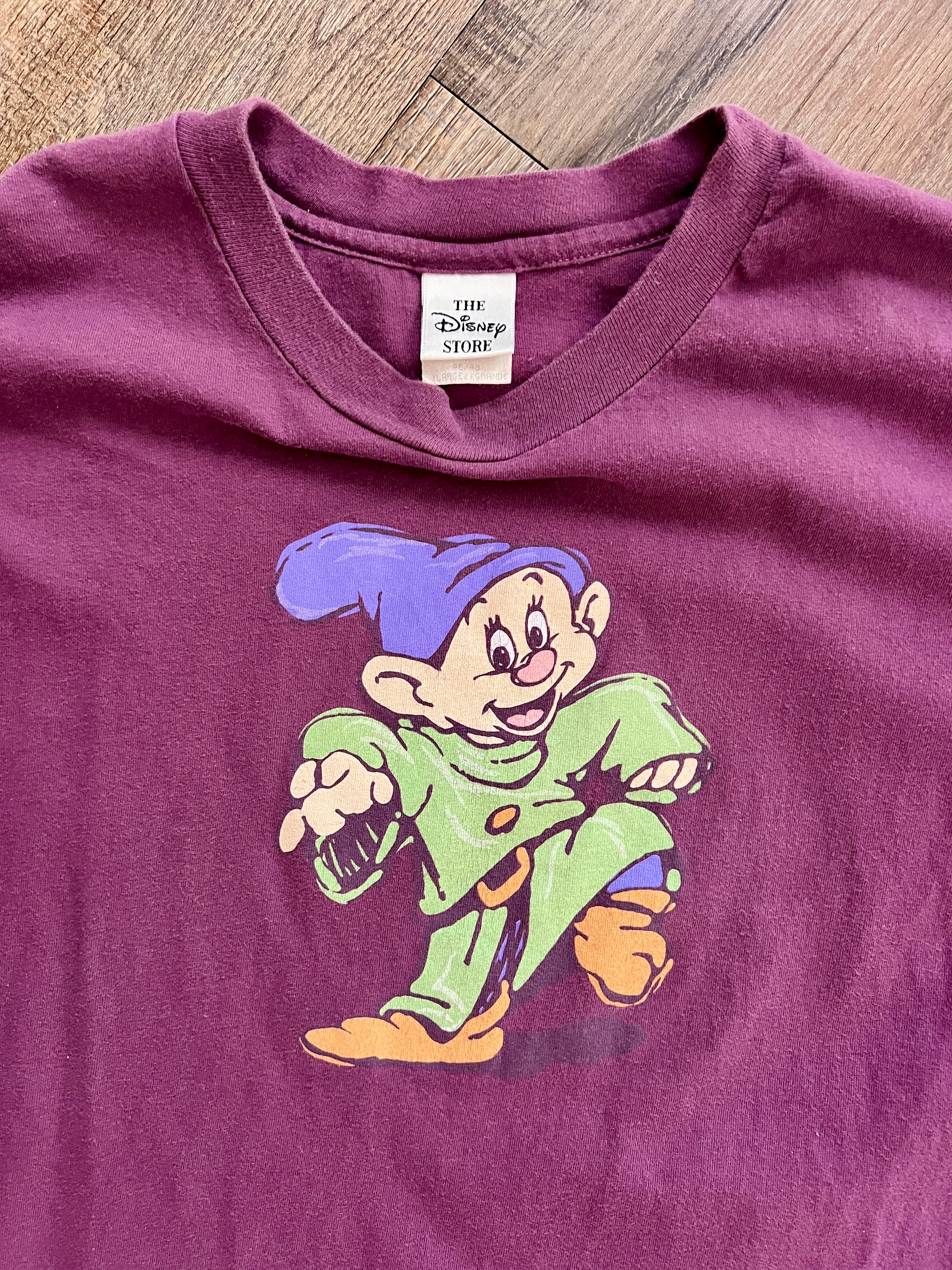 1354 - Purple Sneaking Dopey Shirt - XL