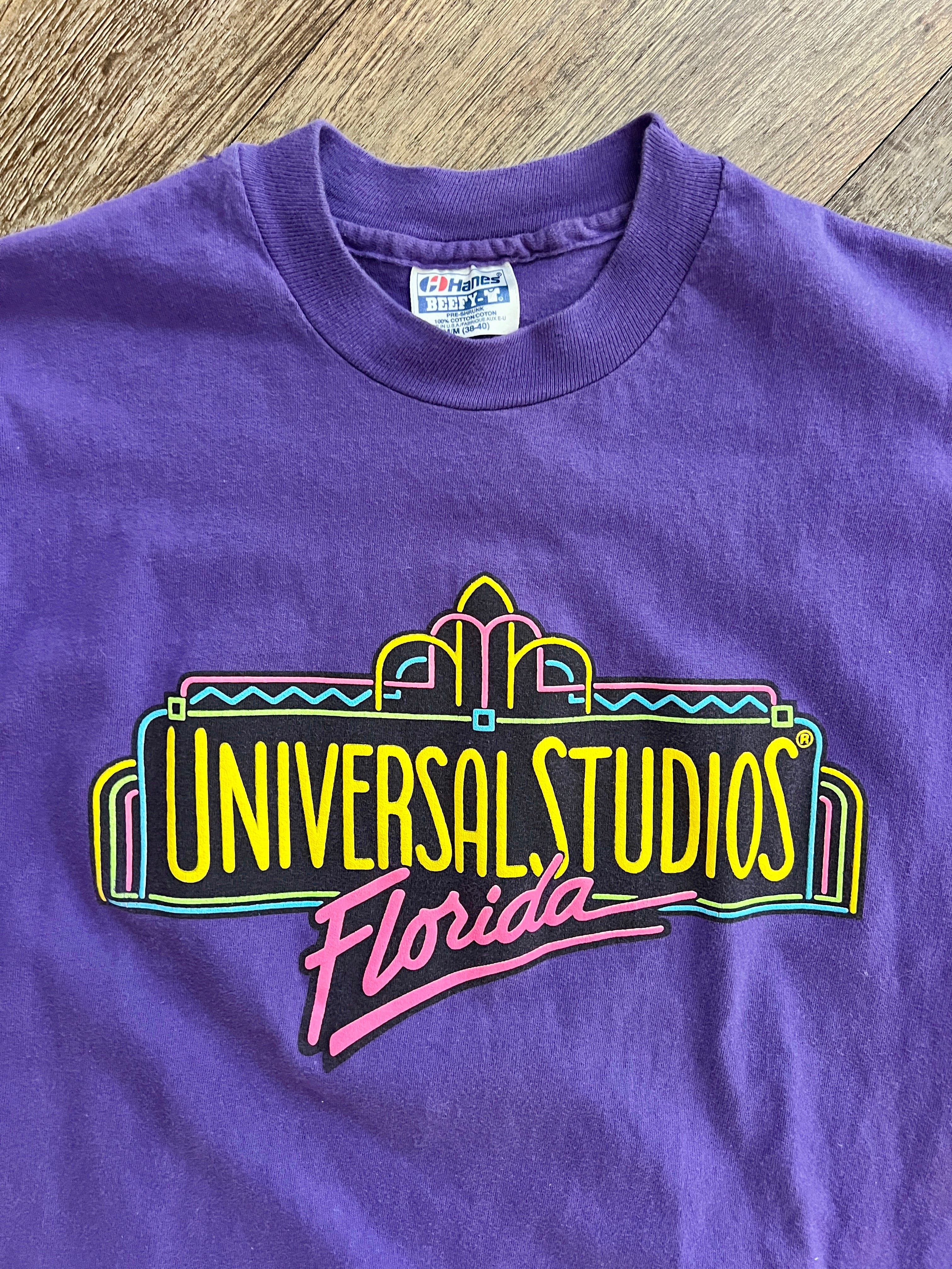 1355 - Purple Universal Studios Florida Shirt - M