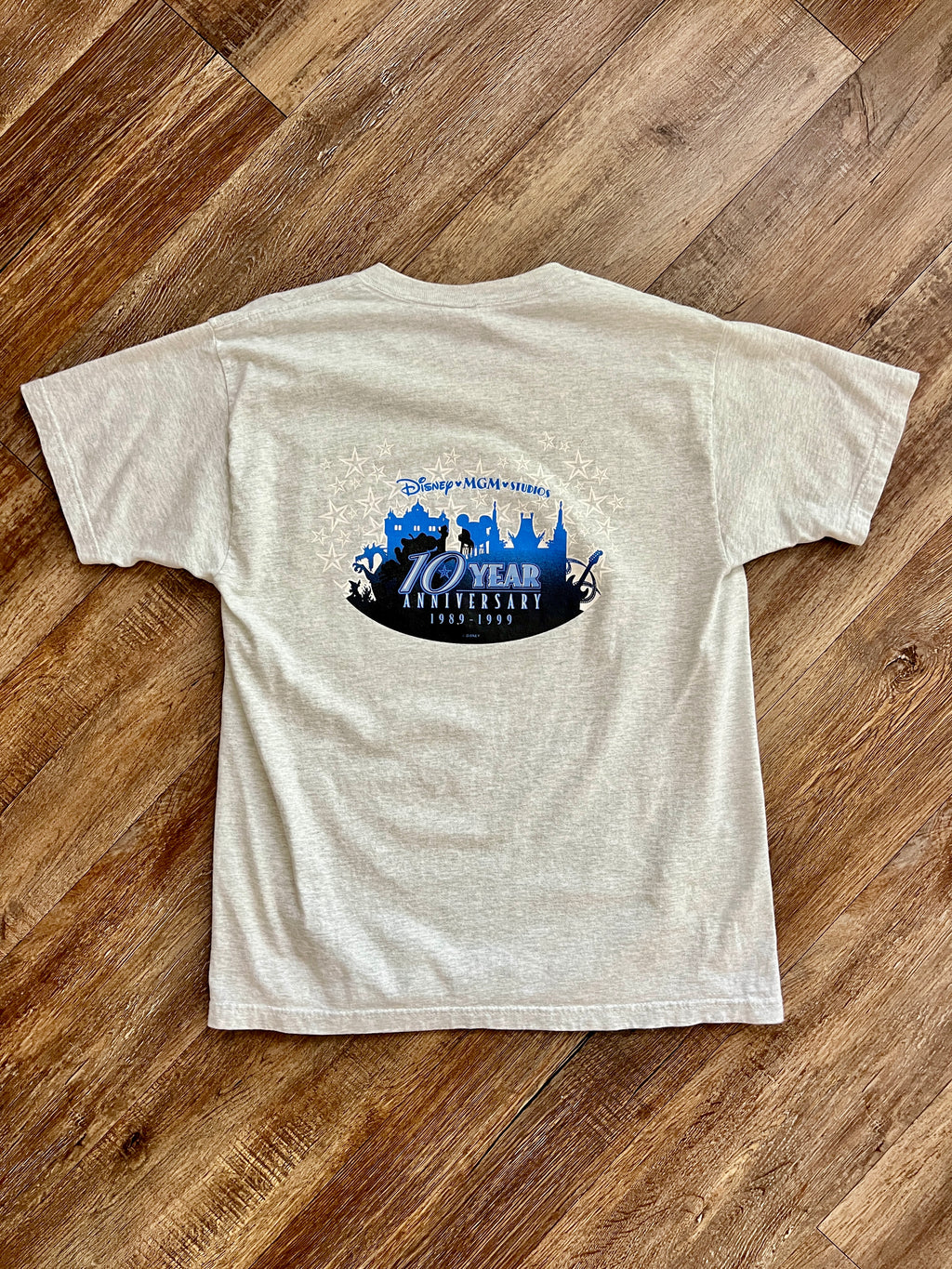 1357 - Grey 1999 MGM Studios 10 Year Anniversary Shirt - L