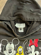 1359 - Black Mickey & Friends Hooded Shirt - OSFA