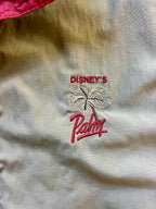 982 -Tan Embroidered Palms Golf Course Golf Jacket - 2X