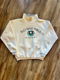 988 -Beige WDW Golf Patch Elbow Sleeve Pullover - L
