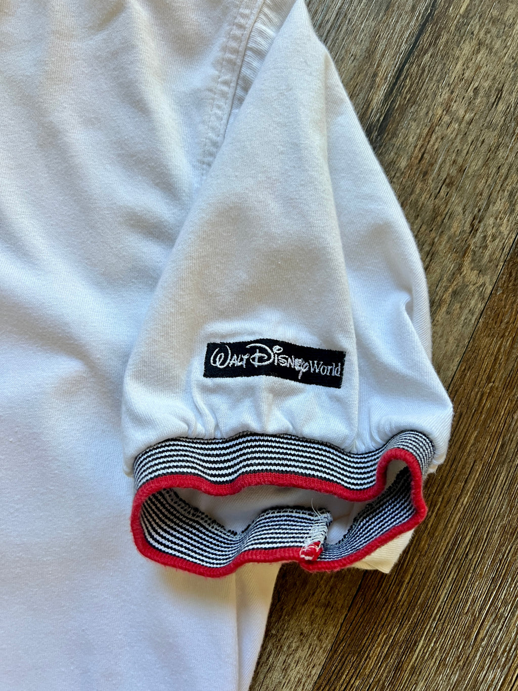 990 -White Embroidered ESPN Club Polo - M