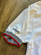 990 -White Embroidered ESPN Club Polo - M
