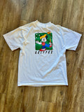 1010 -White Mickey GolfPro Shirt - L