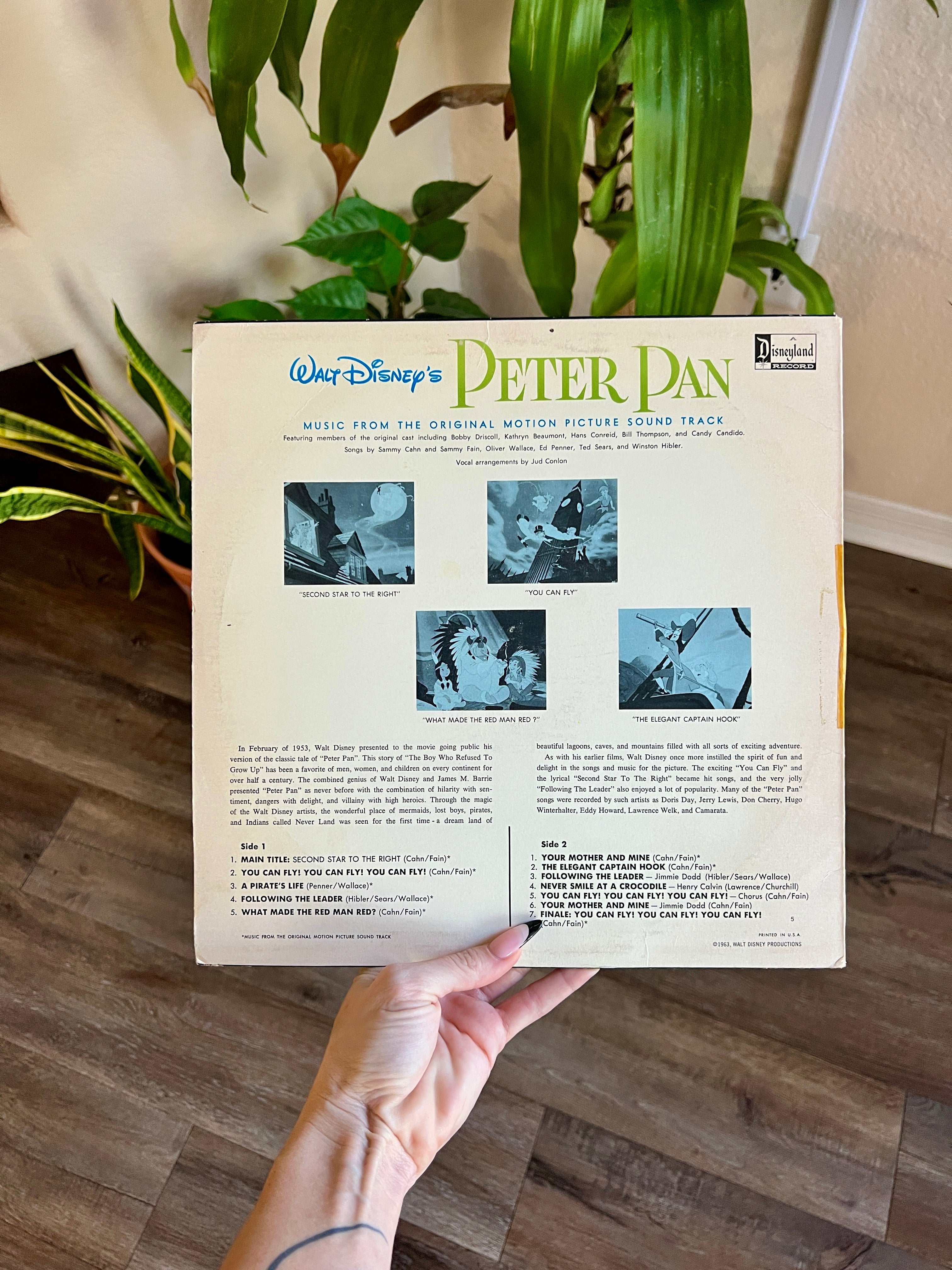 1015 -Peter Pan Original Motion Picture Soundtrack Record 33