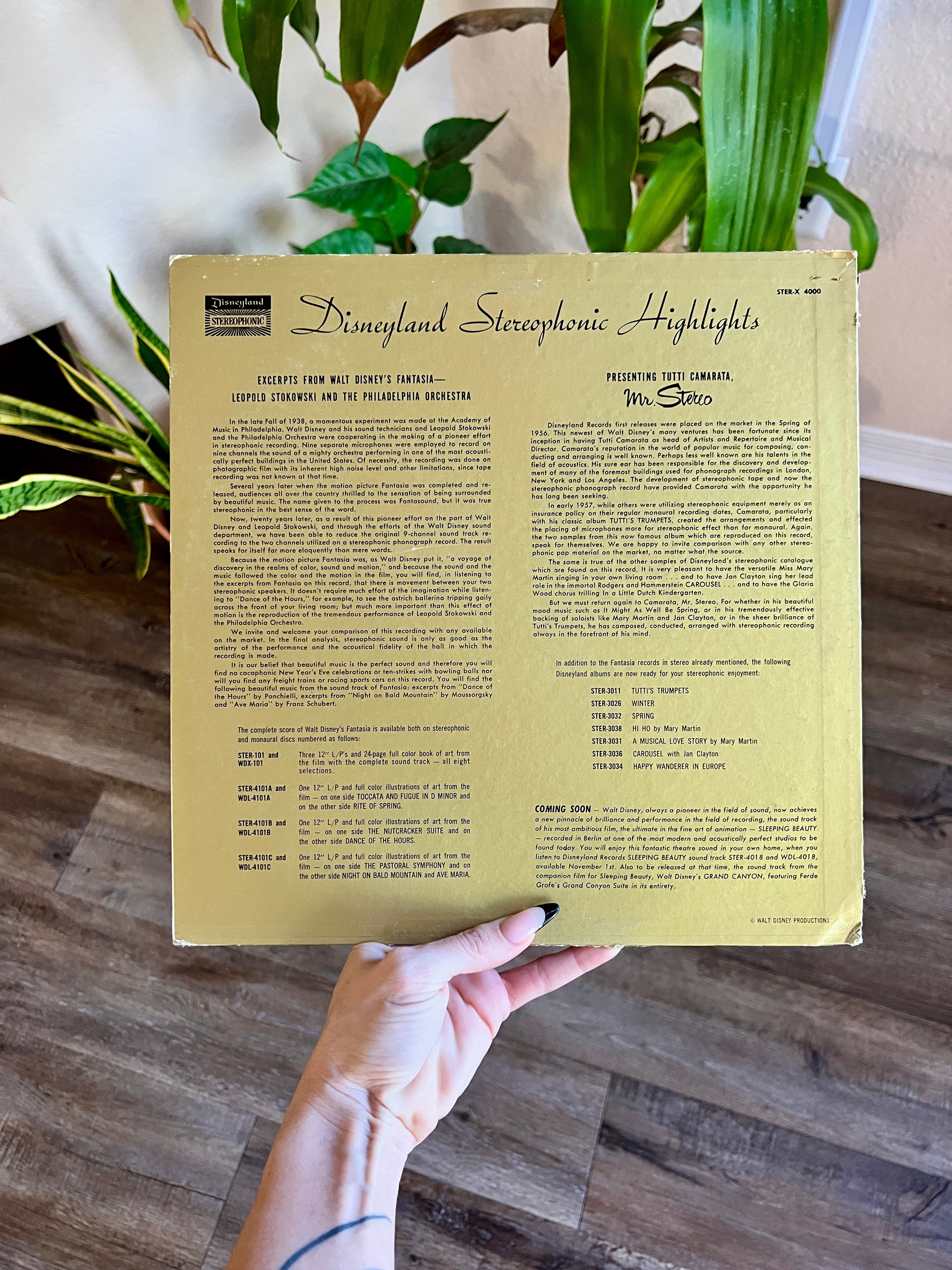 1023 - Disneyland Stereophonic Highlights Record 33