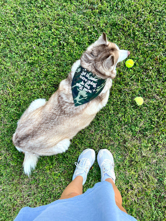 Camo Dog Park Bandanas