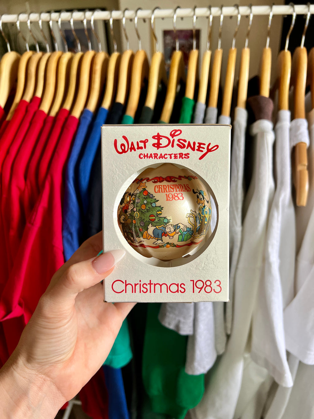 437 -1983 Mickey, Donald, Goofy Christmas Tree Ornament