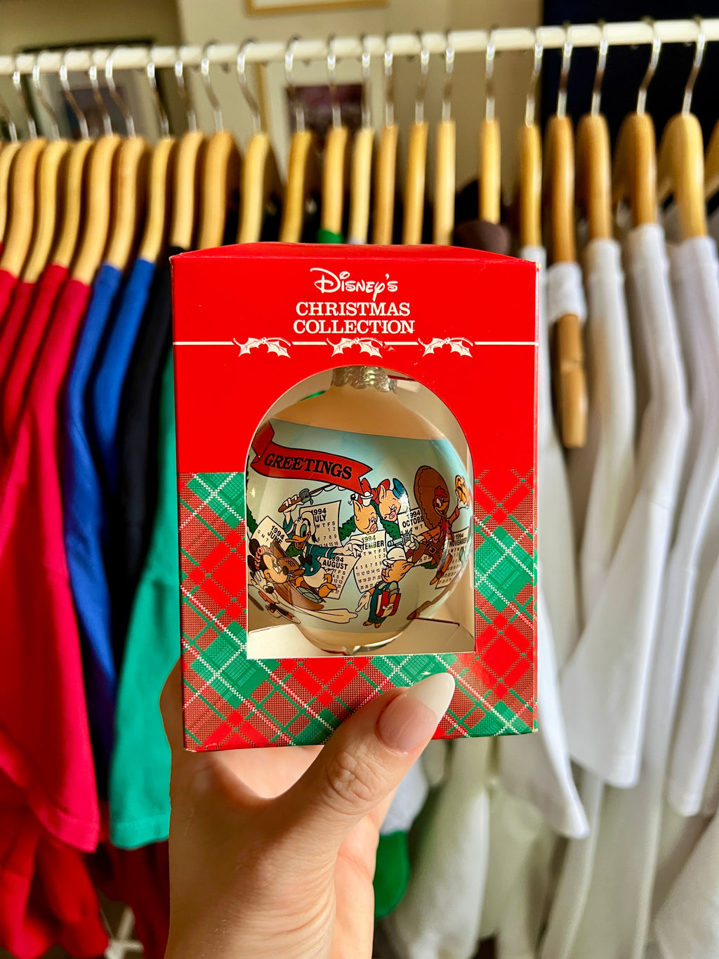 438 -1994 Mickey Christmas Calendar Ornament