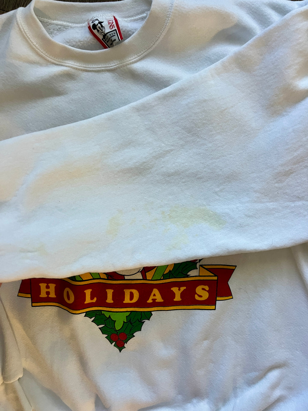 402 -White Disney's Contemporary Resort Jolly Holidays Crewneck - XL