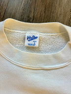 400 -White Santa Mickey Sunglasses Crewneck - L