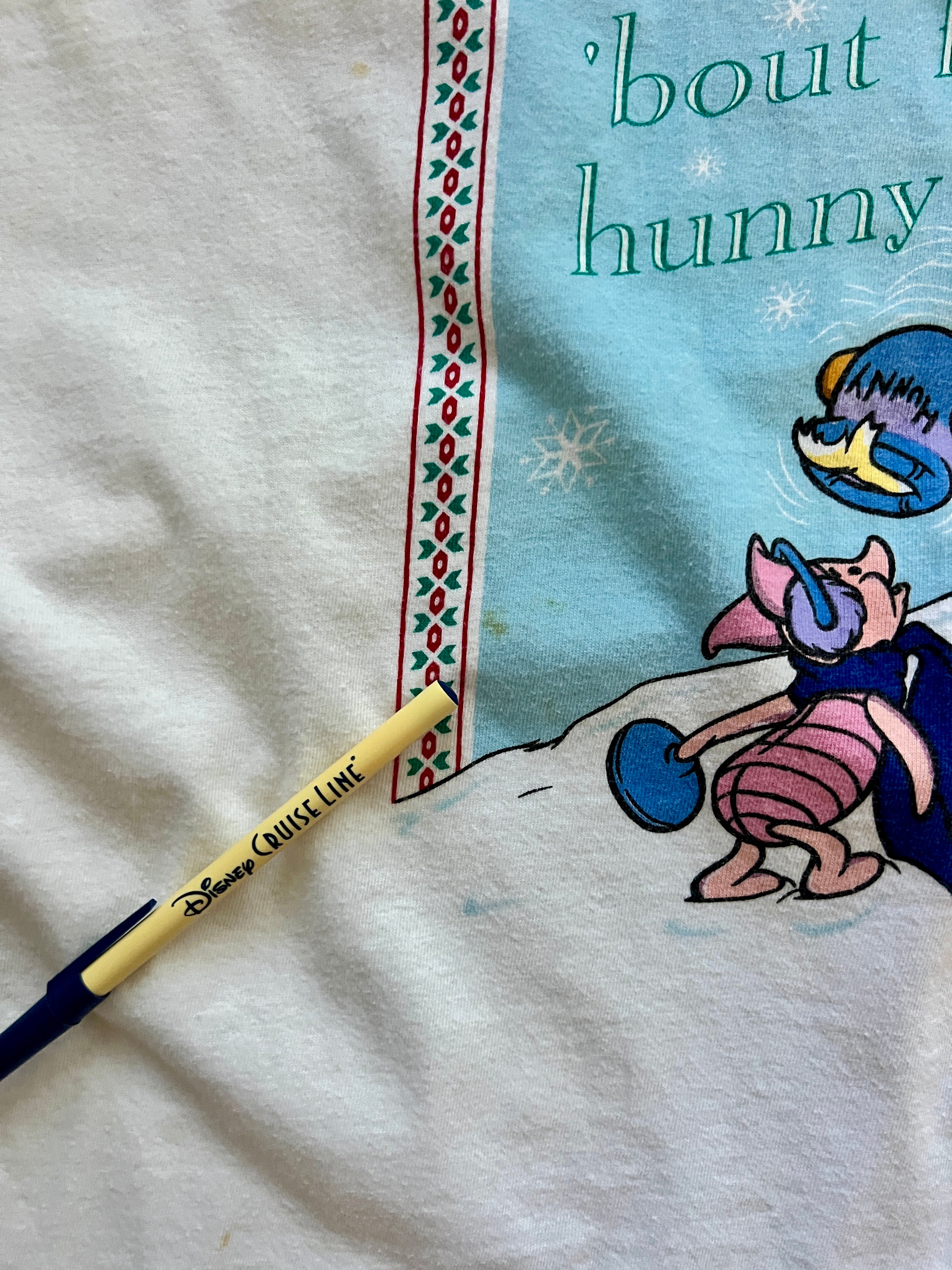 398 -White WTP There's Nothing Funny About Frozen Hunny Shirt - XL