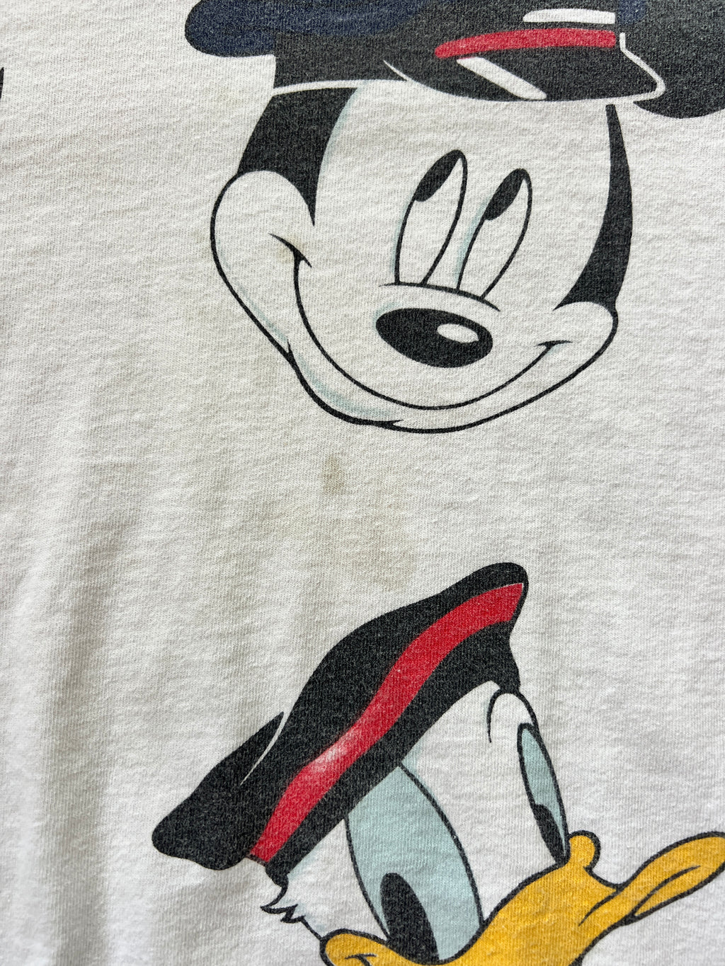 159 -White Nautical Rope Sailor Mickey & Friends Tee L
