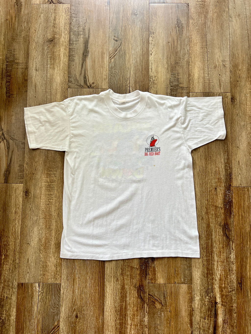 160 -White Splash Down Premier Cruise Line Tee XL