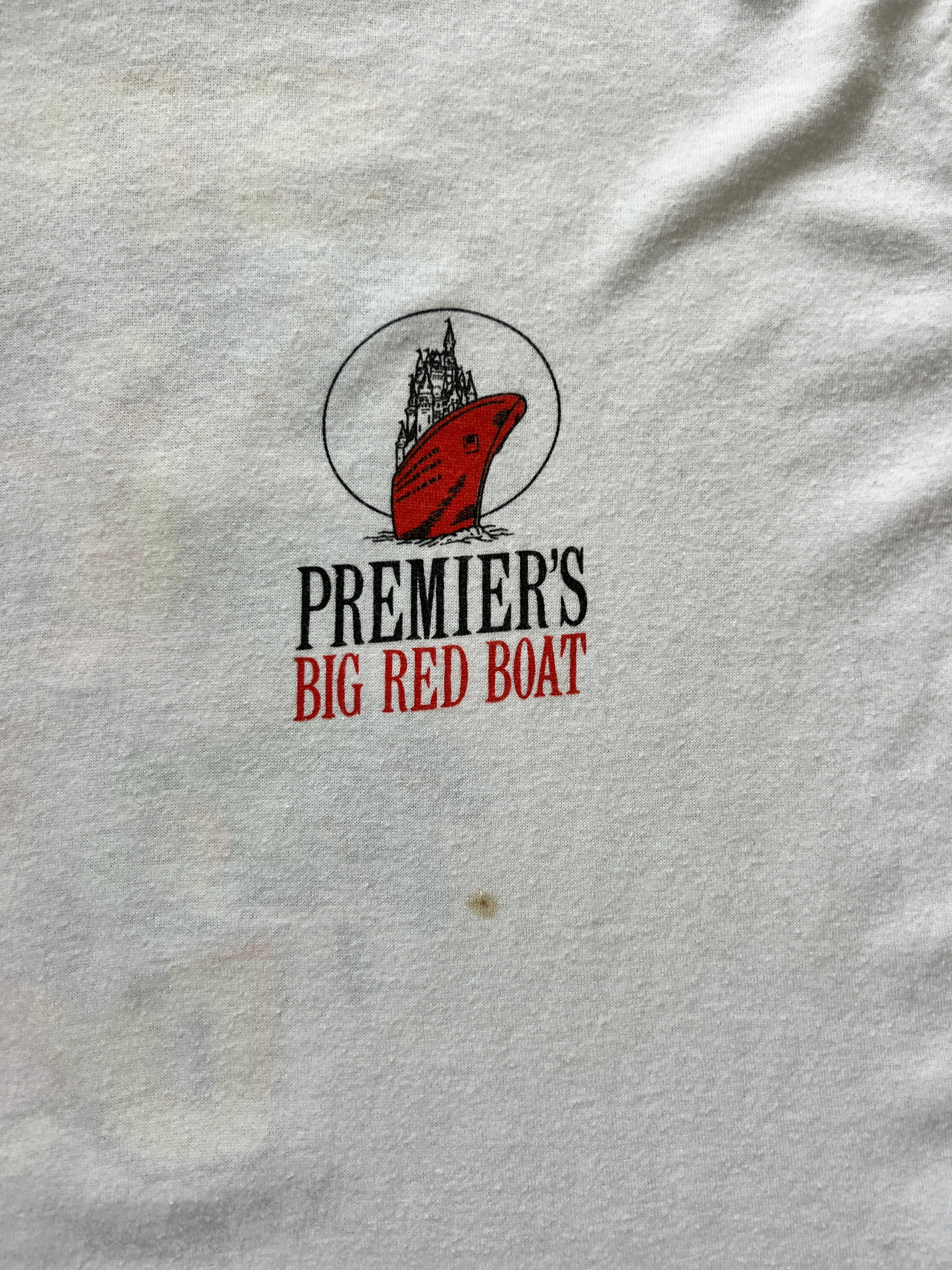160 -White Splash Down Premier Cruise Line Tee XL