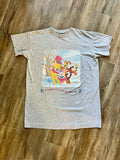 394 -Grey WTP, Piglet, & Tigger Friendly Little Holiday Greeting Sleep Shirt - OSFA
