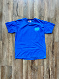153 -Blue Castaway Cay Swimming Mickey Tee M